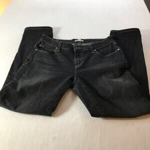 Eileen fisher womens size 2 organic cotton stretchy black jeans